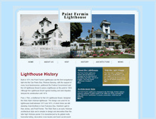 Tablet Screenshot of pointferminlighthouse.org